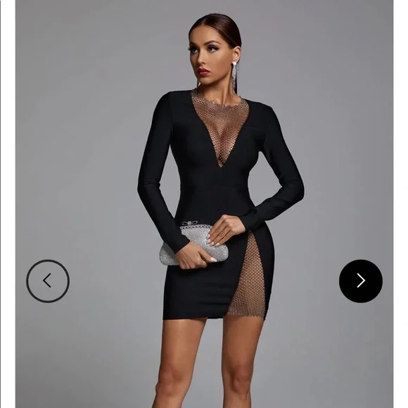 Beautiful Classy Mini Dress | Color: Black | Size: M | Vwilson1's Closet